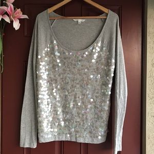 Victoria’s Secret Sequin Long Sleeve Top, E1